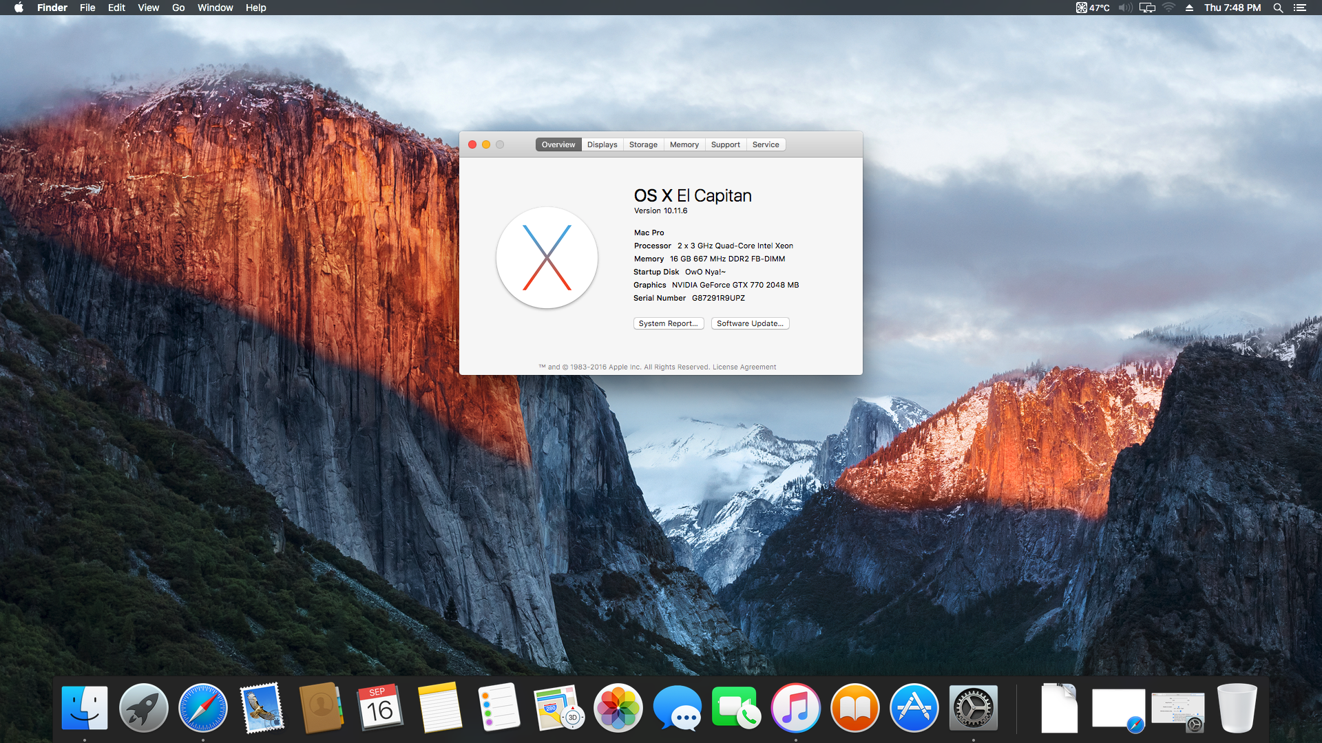 OSX El Capitan (10.11)